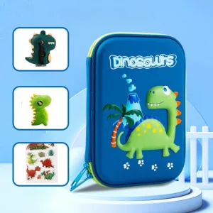 Trousse à Crayons 3D Dinosaure 26 Pièces – Set de Papeterie École