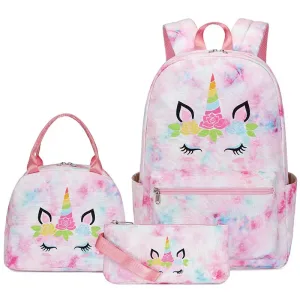 Ensemble 3 Pièces Licorne Imperméable pour Enfants