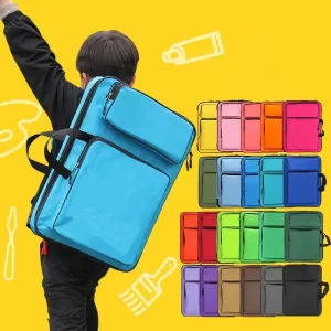 Sac/Trousse  de Dessin Étanche pour Planche de Peinture, Kit de Dessin Adorable, Fournitures de Croquis et d'Art pour Enfants"