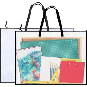 Sac/ Trousse de Planche à Dessin Imperméable – Sac Portfolio Artiste à Épaule pour Étudiants et Amateurs