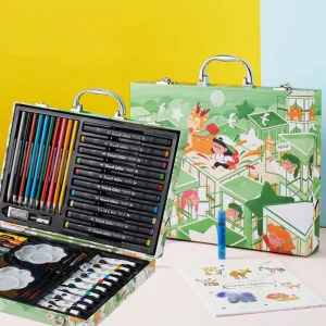 Coffret de Dessin pour Enfants - Kit Artistique avec Valise et Outils de Peinture