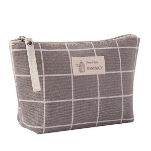 Trousse de toilette homme tissu design motif géométrique