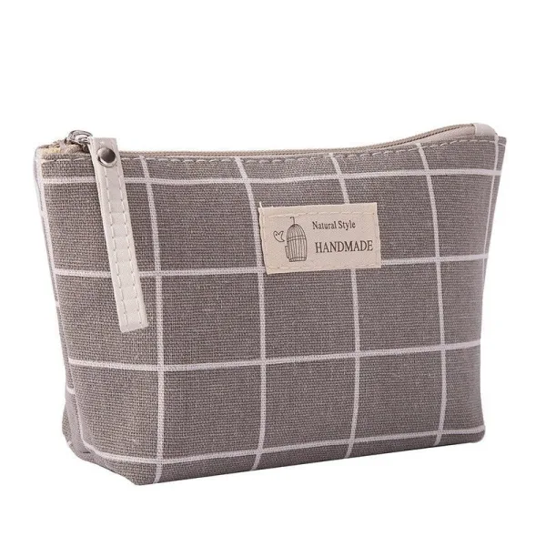 Trousse de toilette homme tissu design motif géométrique