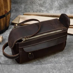 Trousse de Toilette Cuir Vintage Vintime™
