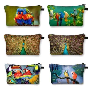 Pochette Maquillage Oiseaux