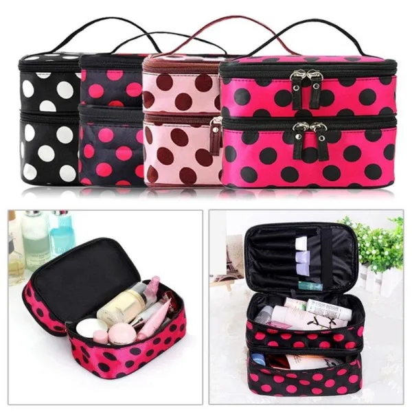 Trousse de Toilette pour Femme avec Plusieurs Compartiments