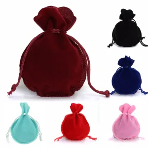 Sac en Velours Louleur avec Cordon de Serrage