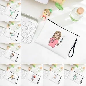 Trousse  Infirmière Imprimée- Grande Capacité Trousse Éco-Recyclable