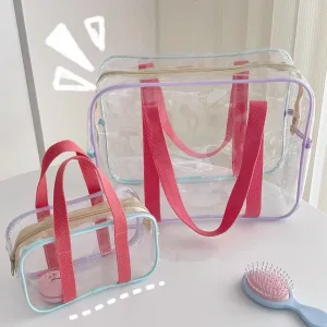 Grande Trousse De Toilette Transparente