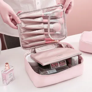Trousse De Toilette Rectangulaire Pour Femme Makeup Beauty